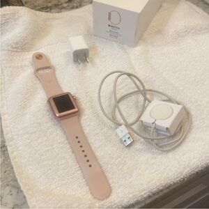 Apple Smart Watch with Rose Gold Aluminum Case